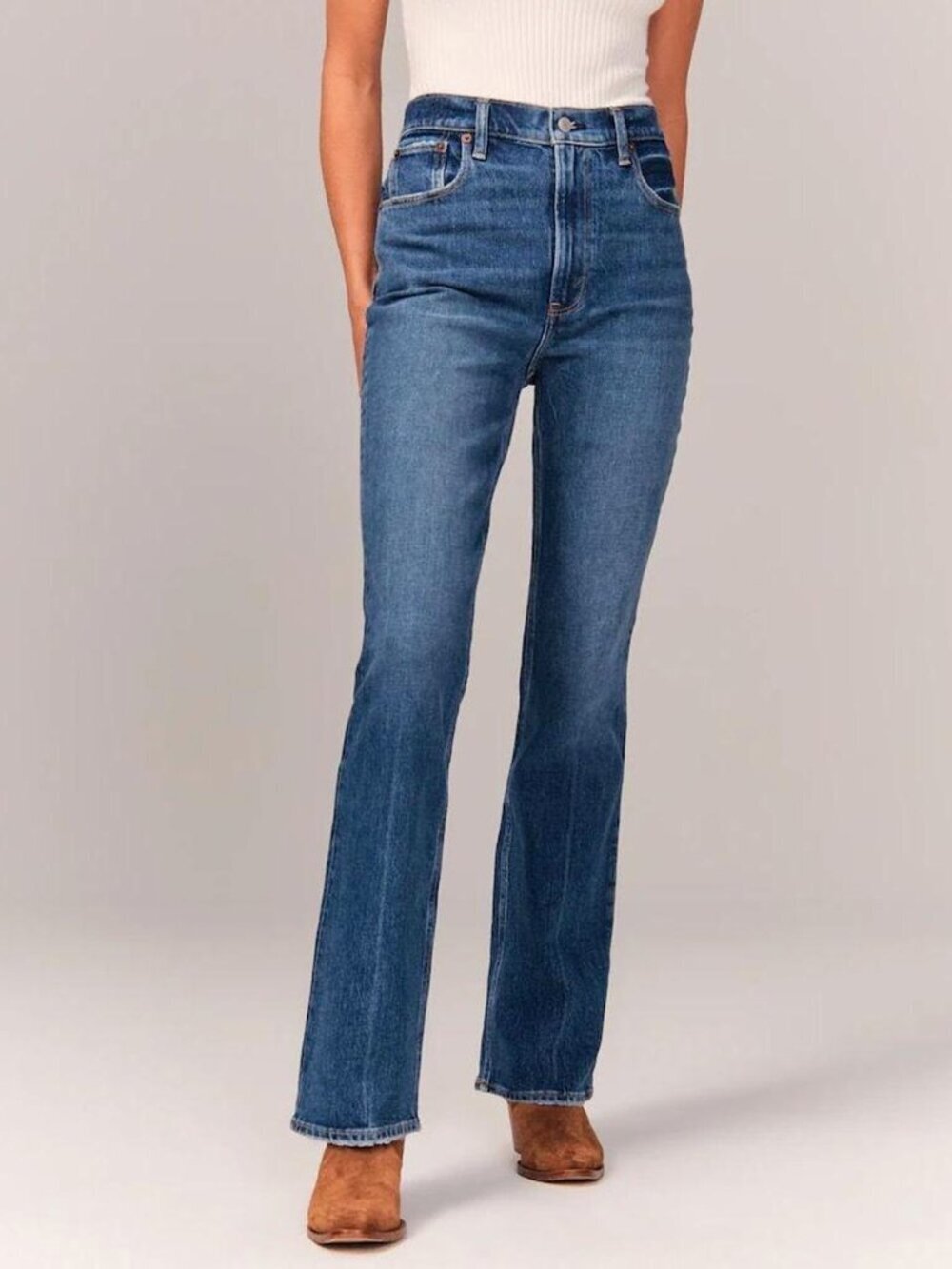 ABERCROMBIE & FITCH The 70's Vintage Flare Ultra High Rise Jeans, Size 29/8L